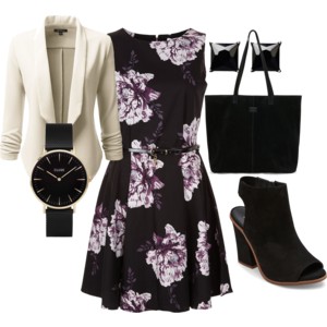 VESTIDO+ESTAMPA+FLORAL+FUNDO+PRETO