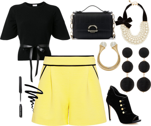 short-amarelo-chique