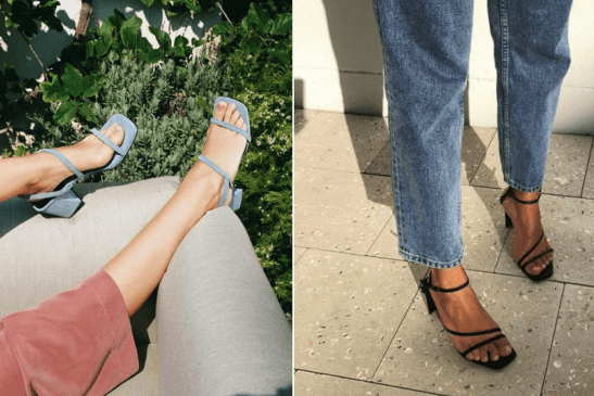 trendy: sandália com bico quadrado pra usar&nbsp;já!