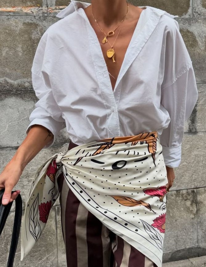 aprenda a usar lenço no seu&nbsp;look